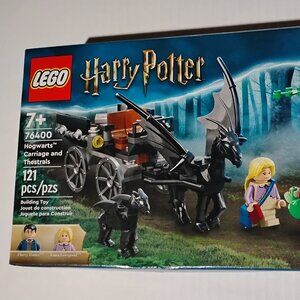 LEGO Harry Potter Hogwarts Carriage & Thestrals Set 76400, Building Toy for Kids